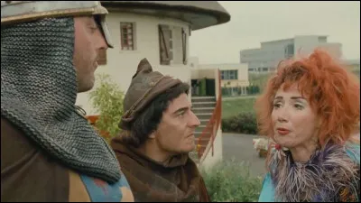 Dans le film "Les Visiteurs 1", dans quel endroit Jacquouille et Ginette se rencontrent-ils pour la première fois ?