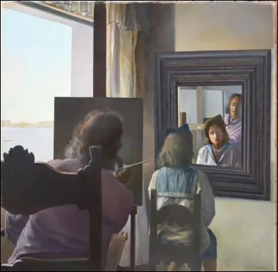 Qui était la muse de Salvador Dalí, peinte ici ?