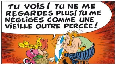 Dans la bande dessinée "Les Aventures d'Asterix", la femme du chef du village se nomme Bonemine.