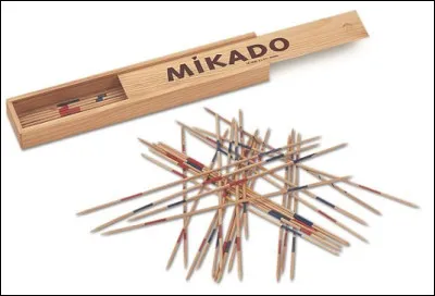 Combien de baguettes comprend le jeu de mikado ?