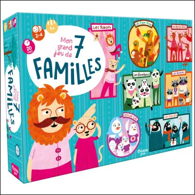 Combien de cartes comprend le jeu des 7 familles ?