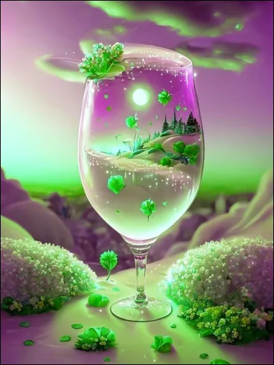 Quelle boisson ne peut pas être de couleur verte ?