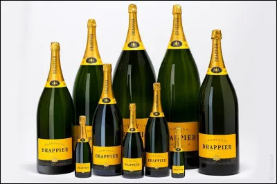 Parmi ces bouteilles, laquelle peut contenir 15 litres de champagne ?