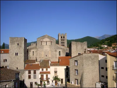 Quelle est cette petite ville ancienne, bâtie autour d'une abbaye bénédictine, peuplée de 2 700 habitants et située dans le Vallespir ?