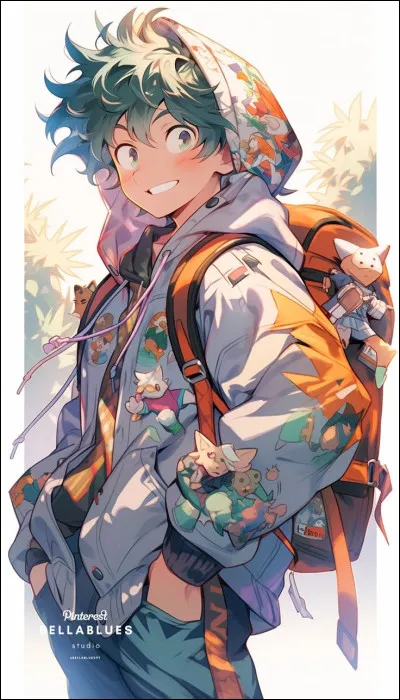 Quel est le nom de super-héros d'Izuku ?