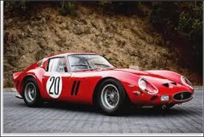 Durant quelle décennie est apparue la Ferrari 250 GTO ?