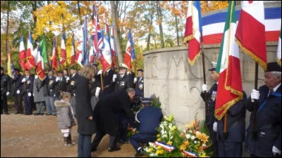 Le 11 novembre 1918 est la date...