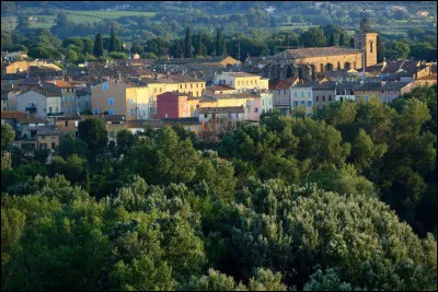Quelle est cette ville de 9 500 habitants, bordée par l'Argens, située entre Draguignan et Fréjus ?