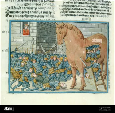 Qui était caché dans le cheval de Troie ?