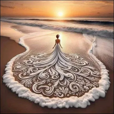 Christophe chantait "♫ ♪ J'avais dessiné sur le sable son doux visage qui me souriait puis il a plu sur cette plage, dans cet orage, elle a disparu". De qui s'agissait-il ?