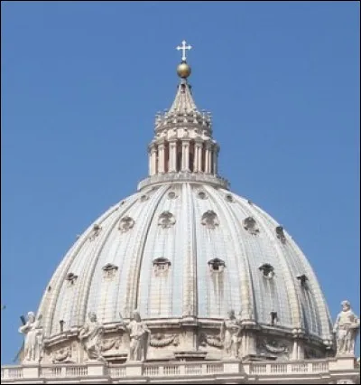 Le volume de la coupole de la basilique Saint-Pierre est d'environ 19 487 mètres cubes. Si l'on considère que la coupole est similaire à une demi-sphère, quel est son rayon ?