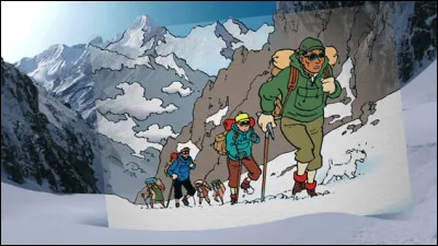 Où Hergé, envoie-t-il Tintin en 1960, rencontrer l'abominable homme des neiges ?