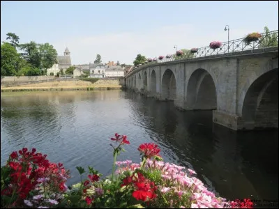 Quelle est cette rivière, longue de 263 km au total, dans laquelle se jette la précédente et qui borde le département au nord-est, en le séparant de l'Indre-et-Loire ?