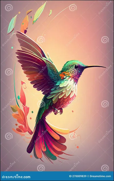 Est-ce que tu as déjà vu un colibri dans ton jardin ?