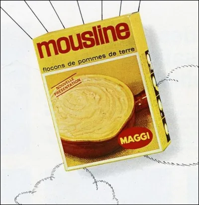 Que chantait cette mère de famille suivie par ses bambins quand elle faisait sa purée Mousline ?