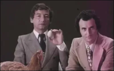 Pour quelle marque de pâtes Pierre Desproges et Daniel Prevost parlaient-ils dun uf et dune poule dans une réclame de 1975 ?