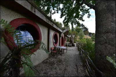 Quelle est la particularité du "The Hobbit Motel, Woodlyn Park" (Waitomo, Nouvelle Zélande) ?