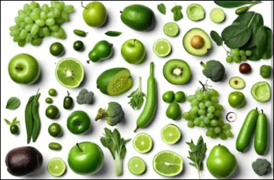 Quel fruit est vert lorsqu'il n'est pas encore mûr ?