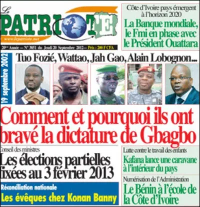 Quel conflit illustre les tensions en Afrique de l'Ouest ?