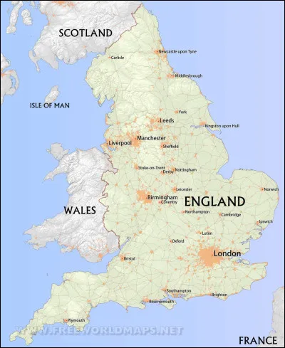 Quelle ville d'Angleterre est imaginaire ?