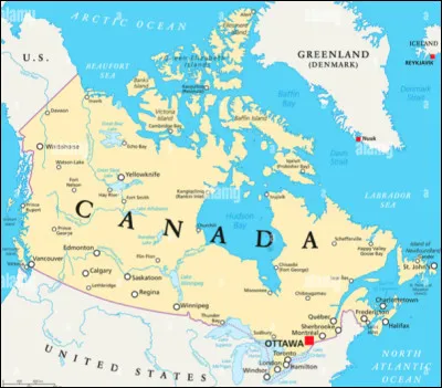 Quelle ville du Canada est imaginaire ?