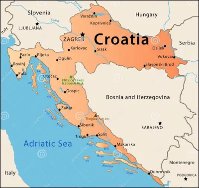 Quelle ville de Croatie est imaginaire ?