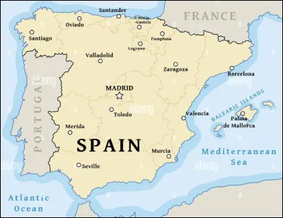 Quelle ville d'Espagne est imaginaire ?