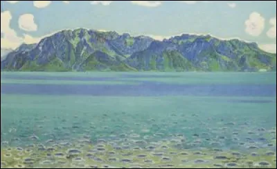 Qui a peint "Le Grammont au soleil du matin" ?