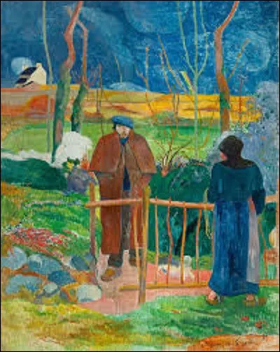 Réalisée en 1889, ''Bonjour Monsieur Gauguin'' est une toile de...