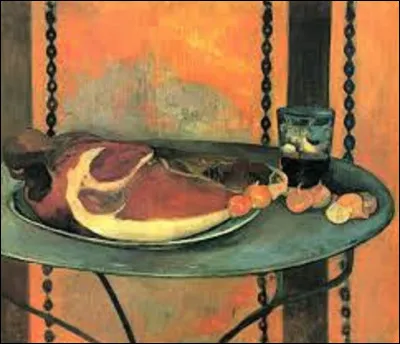 Huile sur toile réalisée en 1889, ''Le Jambon'' est un tableau qui a été peint par...