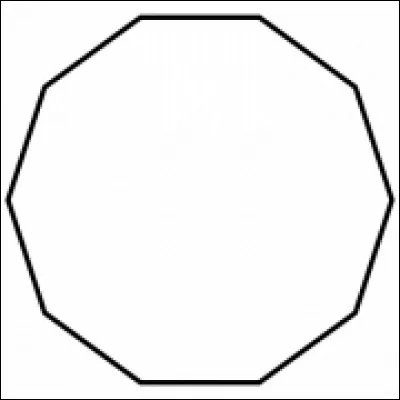 Comment se nomme ce polygone à 10 côtés ?