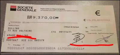 Comment se nomme un chèque frauduleux ?