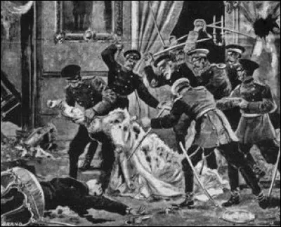 Des assassinats particulièrement violents eurent lieu à Belgrade. Qui furent assassinés ?