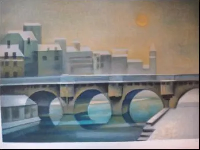 Qui a peint "Le Pont Neuf, la Seine sous la neige" ?