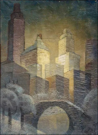 On termine avec une lithographie représentant La Neige à New York". Qui en est l'auteur ?