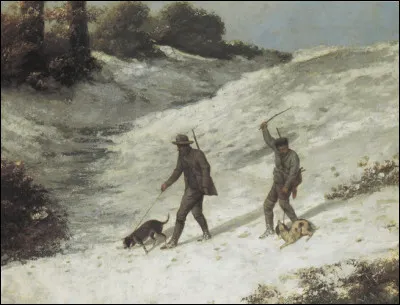 Qui a représenté ces "Chasseurs dans la neige" ?