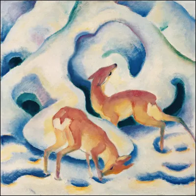 À qui doit-on "Les Cerfs dans la neige" ?