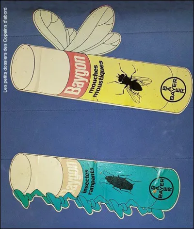 Quel humoriste a participé à la pub pour linsecticide Baygon jaune et Baygon vert ?