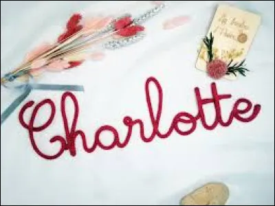 Les "Charlotte" sont fêtées le 17 juillet.