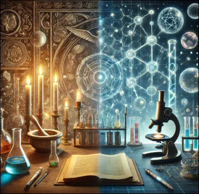 Quelle discipline scientifique moderne a des racines dans la magie ?