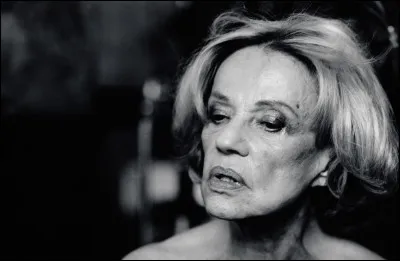 Jeanne Moreau est morte en 2012.