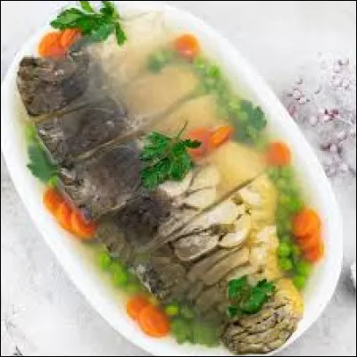 La karp w galarecie est une carpe en gelée. Dans quel pays d'Europe centrale pourrez-vous déguster ce mets ?