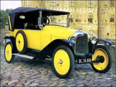 André Citroën (1879-1935) est un industriel automobile. En 1919, il commercialise sa première voiture. Comment se nomme-t-elle ?