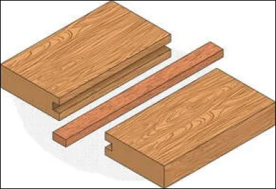 Cette technique nécessite un liteau de bois rigide qui s'intercale dans chaque rainure. Quel est le nom de cette solution ?