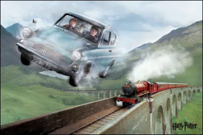 De quelle marque est la voiture volante de M. Weasley ?
