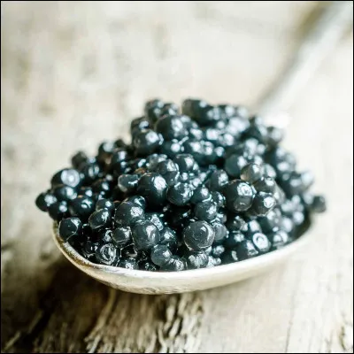 Laliment le plus cher est une sorte de caviar.