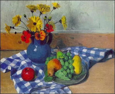 Qui a peint cette "Nature morte au bouquet de fleurs" ?