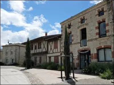 Village de l'arrondissement de Villeneuve-sur-Lot, Lédat se situe dans l'ancienne région ...
