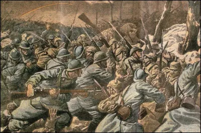 On y voit des scènes de batailles.