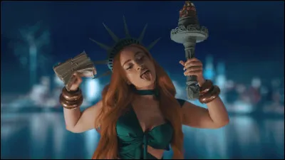 Dans quel clip Ice Spice est-elle déguisée en statue de la Liberté ?